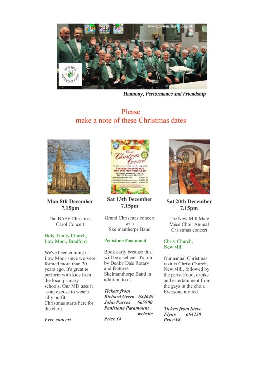 Christmas concert email