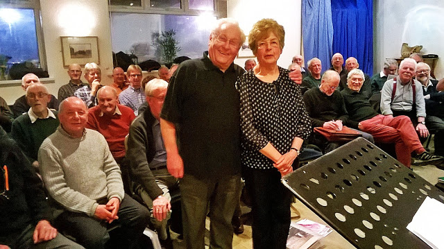 Happy anniversary to Ed, baritone and much loved former MD, Elizabeth