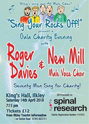 Ged recently moved to Ilkley where he has started a male voice choir - brilliant